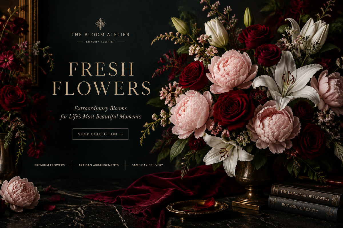 FRESH FLOWERS Hero Banner